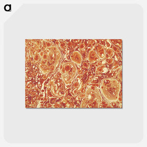 アートポストカード-Abstract Brown Pattern
 - 大英図書館 Postcard.
