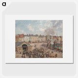 Fishmarket - Camille Pissarro Poster.