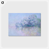 アートポストカード-Île aux Orties near Vernon - クロード モネ Postcard.