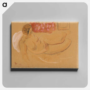 アートパネル-Reclining Female Nude
 - シプリアン マジェルニク Canvas.