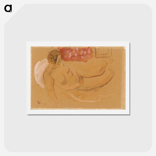 Reclining Female Nude
 - シプリアン マジェルニク Postcard.