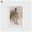 アートポストカード-The Man in the Tall Hat - エドゥアール マネ Postcard.