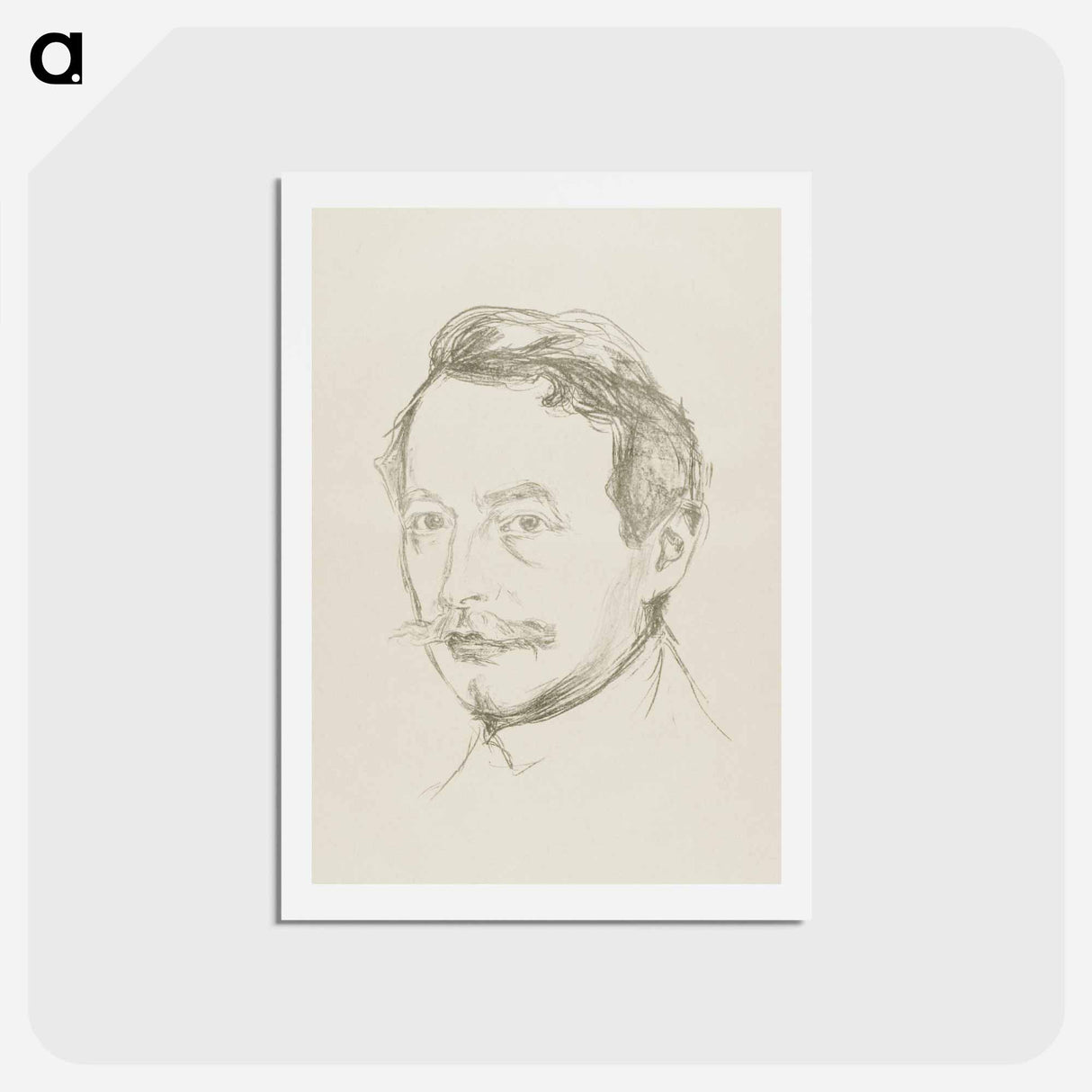 アートポストカード-Dr. Max Linde - エドヴァルド ムンク Postcard.