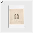 アートポストカード-Adam and Eve, Design for Stained Glass Window, Frankby Church, Birkenhead (Cheshire), England - エドワード バーン ジョーンズ Postcard.