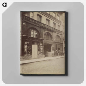アートパネル-Ancien Hôtel, 201 rue Saint-Martin
 - ウジェーヌ アジェ Canvas.