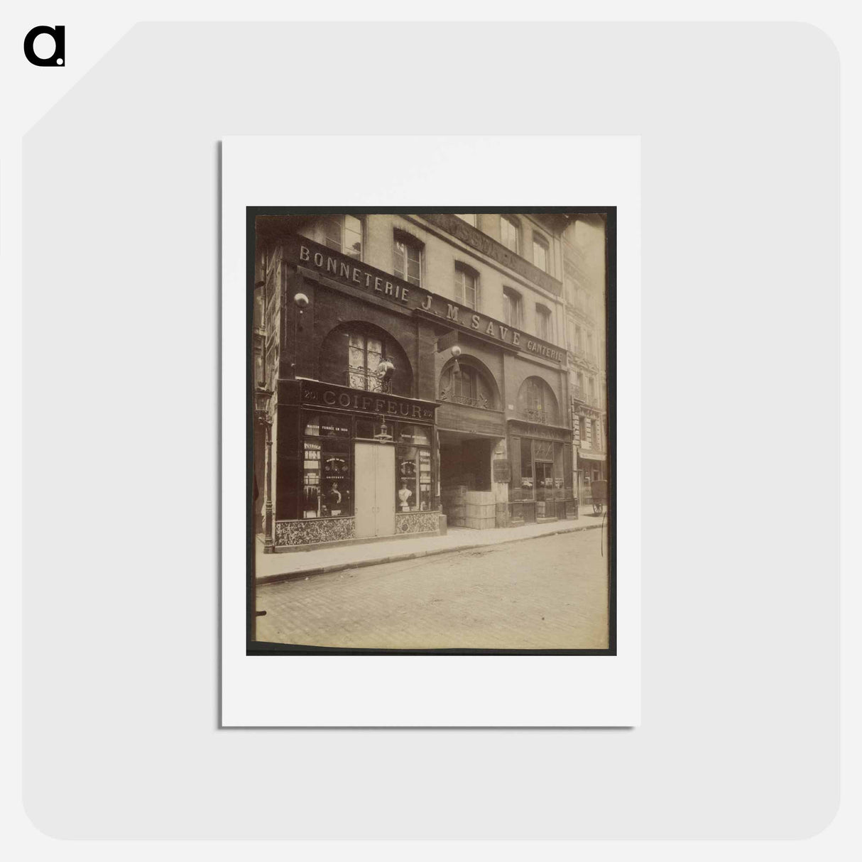 アートポストカード-Ancien Hôtel, 201 rue Saint-Martin
 - ウジェーヌ アジェ Postcard.