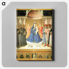 アートパネル-Bosco ai Frati Altarpiece - フラ アンジェリコ Canvas.