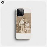 They've Already Got a Seat (ie bottom) - Francisco de Goya Phone Case.