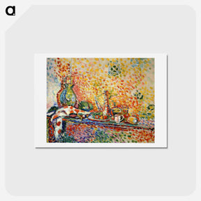 アートポストカード-Still Life With A Purro (II) - アンリ マティス Postcard.