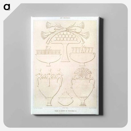 アートパネル-Thutmose III Vases
 - エジプト美術史 Canvas.