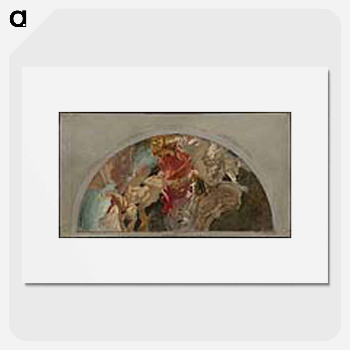 Study for "Fall of Gog and Magog" - John Singer Sargent Poster.