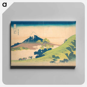 アートパネル-The Inume Pass in Kai Province - 葛飾 北斎 Canvas.