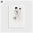 アートポストカード-The Fitting - メアリー カサット Postcard.