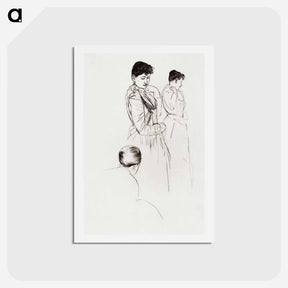 アートポストカード-The Fitting - メアリー カサット Postcard.