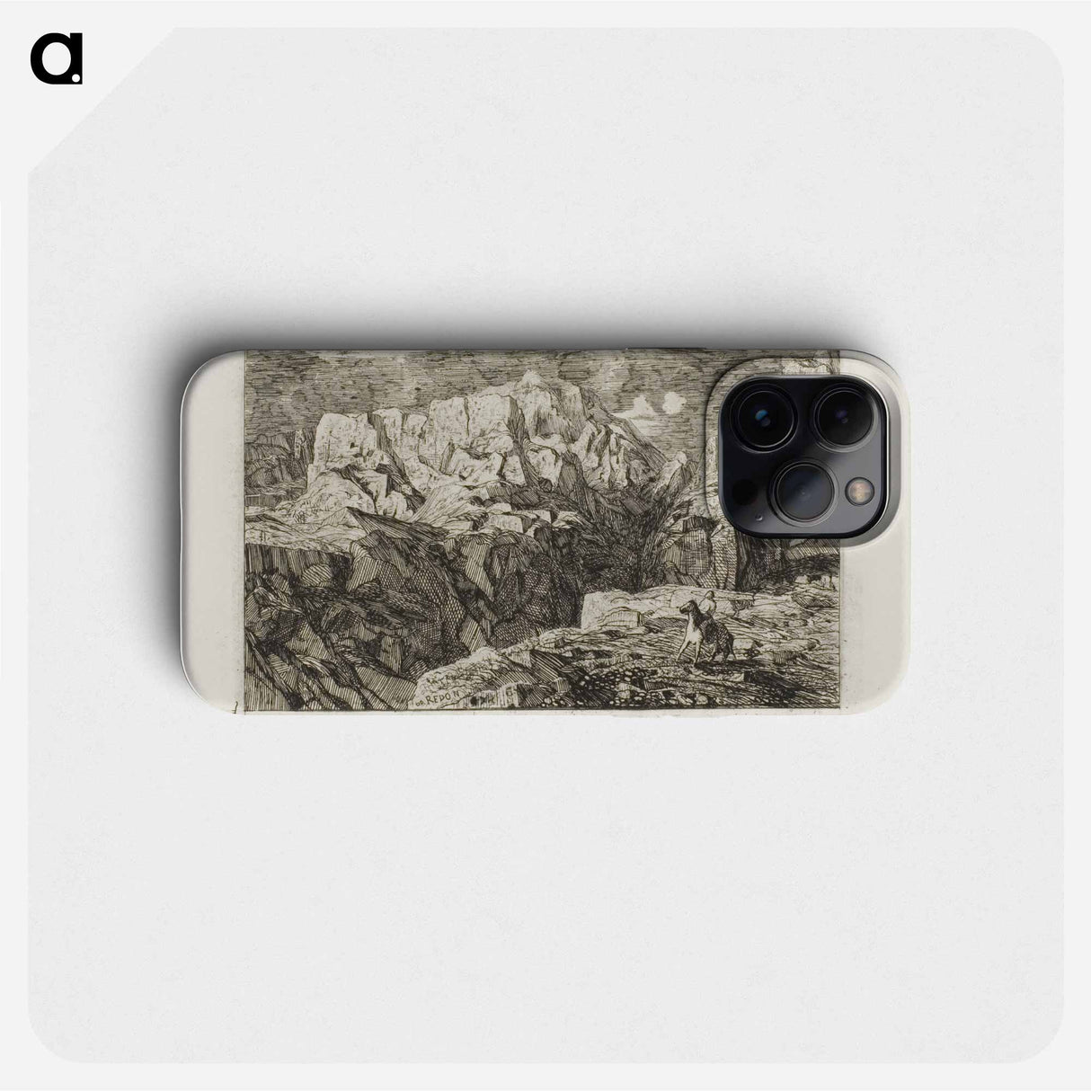 Horseman in the Mountains - オディロン ルドン Phone Case.