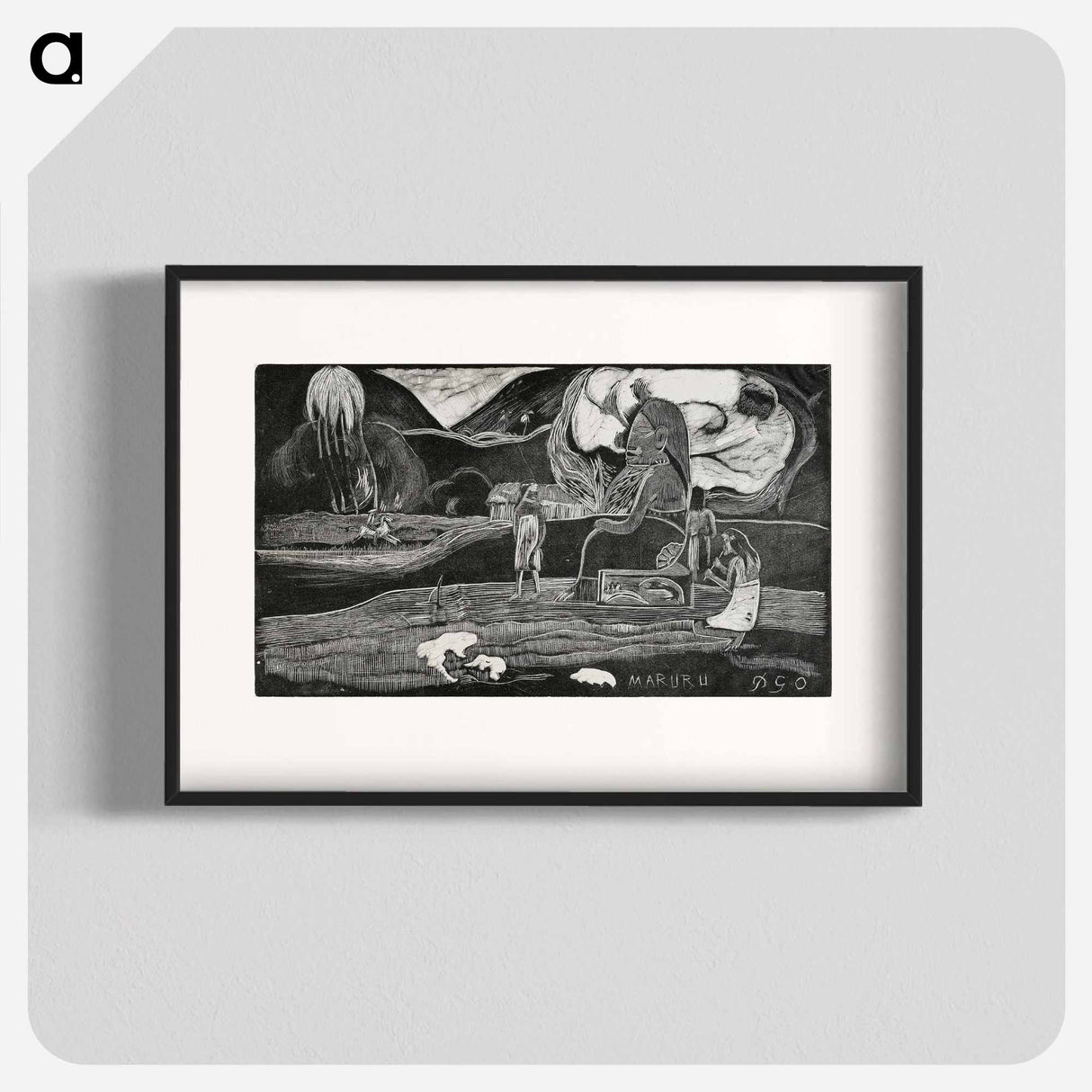 Offerings of Gratitude - ポール ゴーギャン Poster.