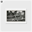 アートポストカード-Offerings of Gratitude - ポール ゴーギャン Postcard.