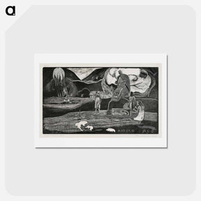 アートポストカード-Offerings of Gratitude - ポール ゴーギャン Postcard.