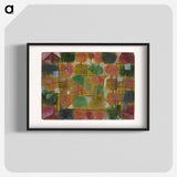 Baum und Architektur–Rhythmen (Tree and Architecture–Rhythms)
 - パウル クレー Poster.