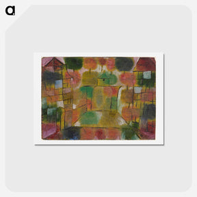 アートポストカード-Baum und Architektur–Rhythmen (Tree and Architecture–Rhythms)
 - パウル クレー Postcard.