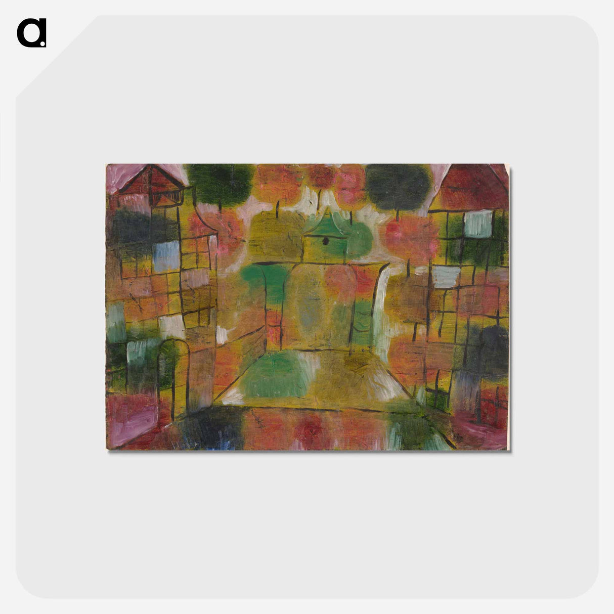 Baum und Architektur–Rhythmen (Tree and Architecture–Rhythms)
 - パウル クレー Postcard.