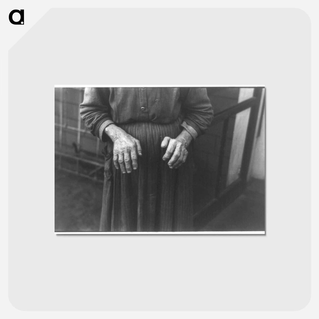 アートポストカード-Hands of Mrs. Ostermeyer
 - ラッセル リー Postcard.