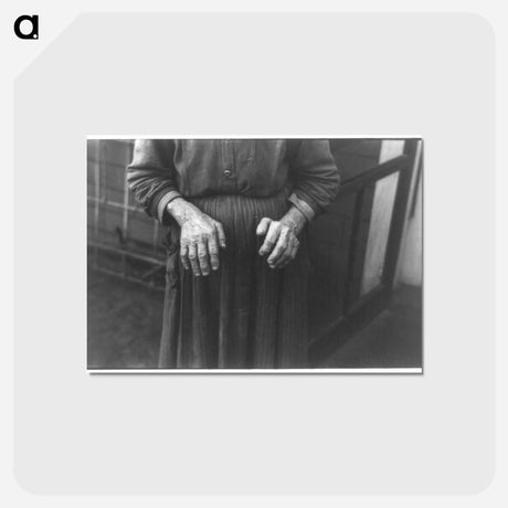 アートポストカード-Hands of Mrs. Ostermeyer
 - ラッセル リー Postcard.