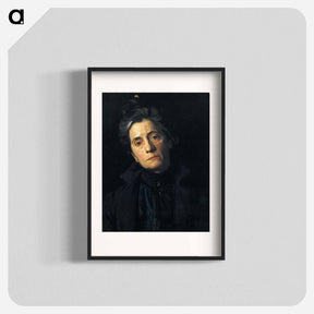 アートポスター-Portrait of Susan MacDowell Eakins - トーマス エイキンズ Poster.