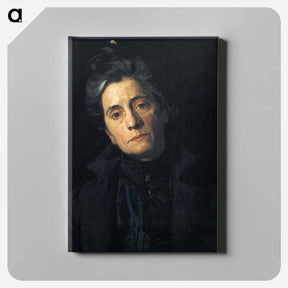 アートパネル-Portrait of Susan MacDowell Eakins - トーマス エイキンズ Canvas.