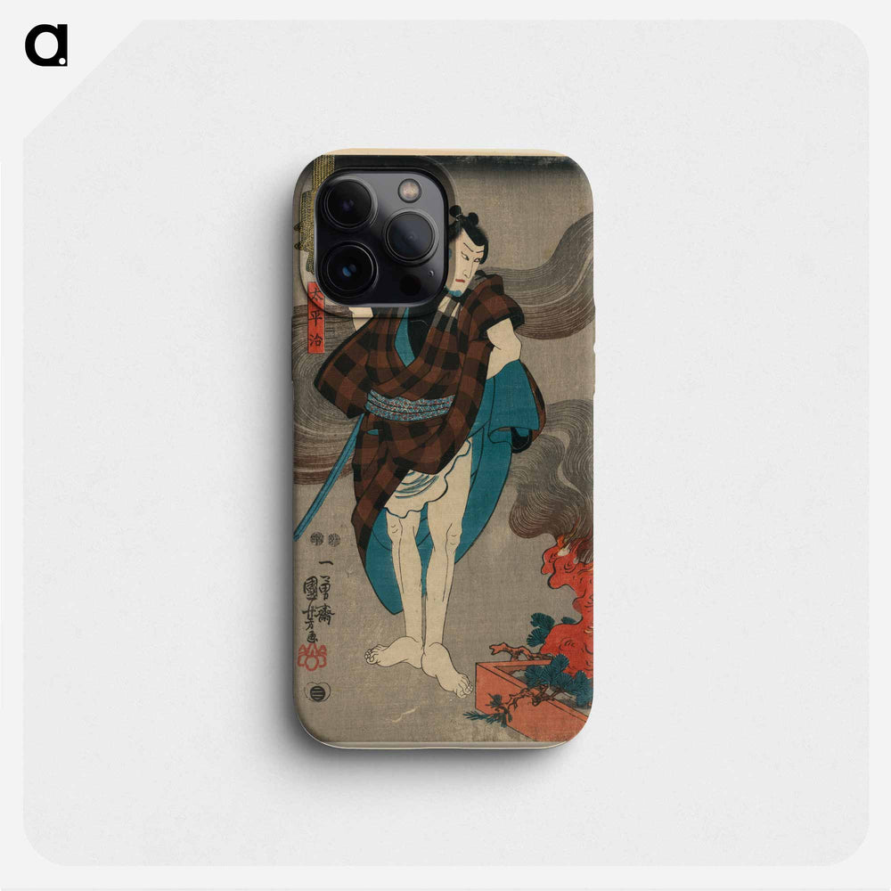 Oyone magoshichi taheiji - 歌川 国芳 Phone Case.