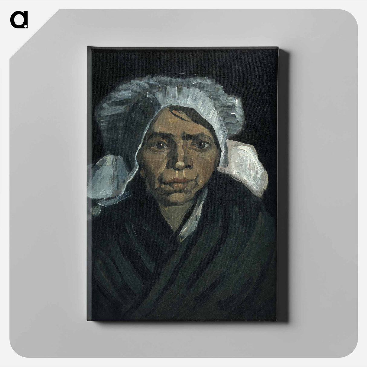 Head of a Peasant Woman - Vincent van Gogh Canvas.