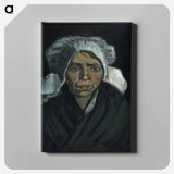 Head of a Peasant Woman - フィンセント ファン ゴッホ Canvas.