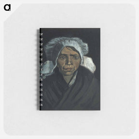 アートメモ帳-Head of a Peasant Woman - フィンセント ファン ゴッホ Memo.