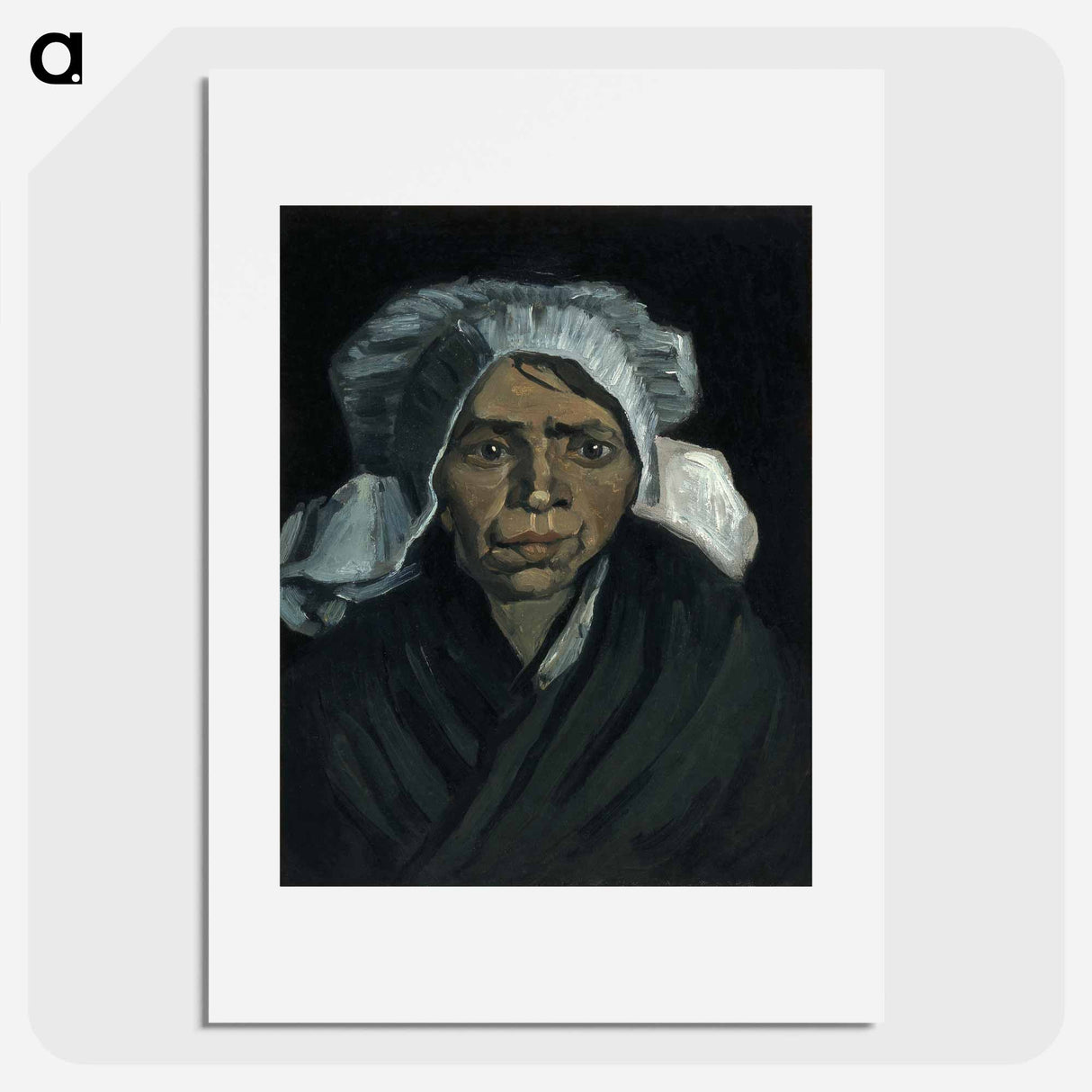 Head of a Peasant Woman - Vincent van Gogh Poster.