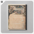 アートパネル-Jerusalem, Plate 4 - ウィリアム ブレイク Canvas.