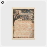アートポストカード-Jerusalem, Plate 4 - ウィリアム ブレイク Postcard.