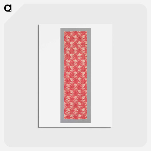 Panel by William Morris - ウィリアム モリス Postcard.