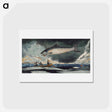 アートポストカード-A Good Pool, Saguenay River - ウィンスロー ホーマー Postcard.