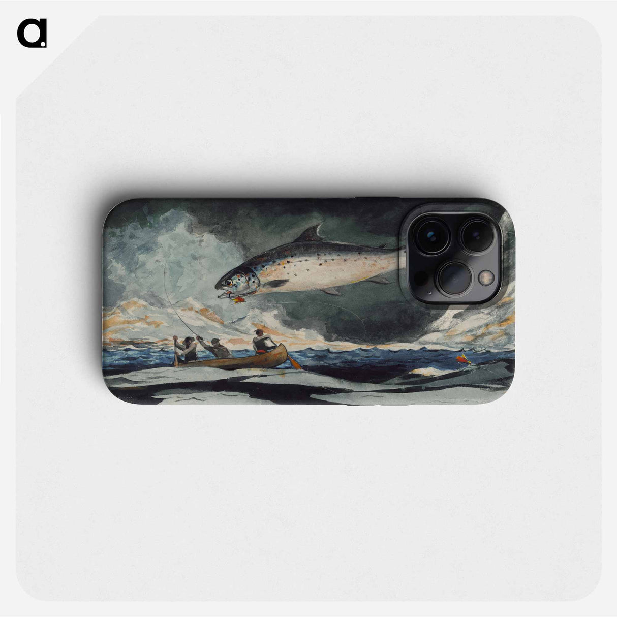 A Good Pool, Saguenay River - Winslow Homer Phone Case.