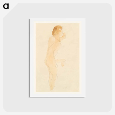 アートポストカード-Nude Standing, Side and Back
 - イェール大学アートギャラリー Postcard.