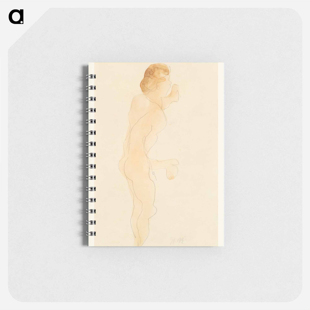 アートメモ帳-Nude Standing, Side and Back
 - イェール大学アートギャラリー Memo.