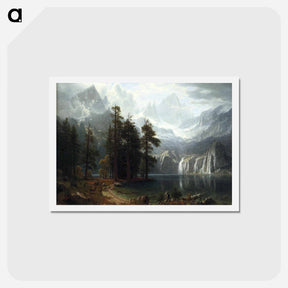 アートポストカード-Sierra Nevada - アルバート ビアスタット Postcard.