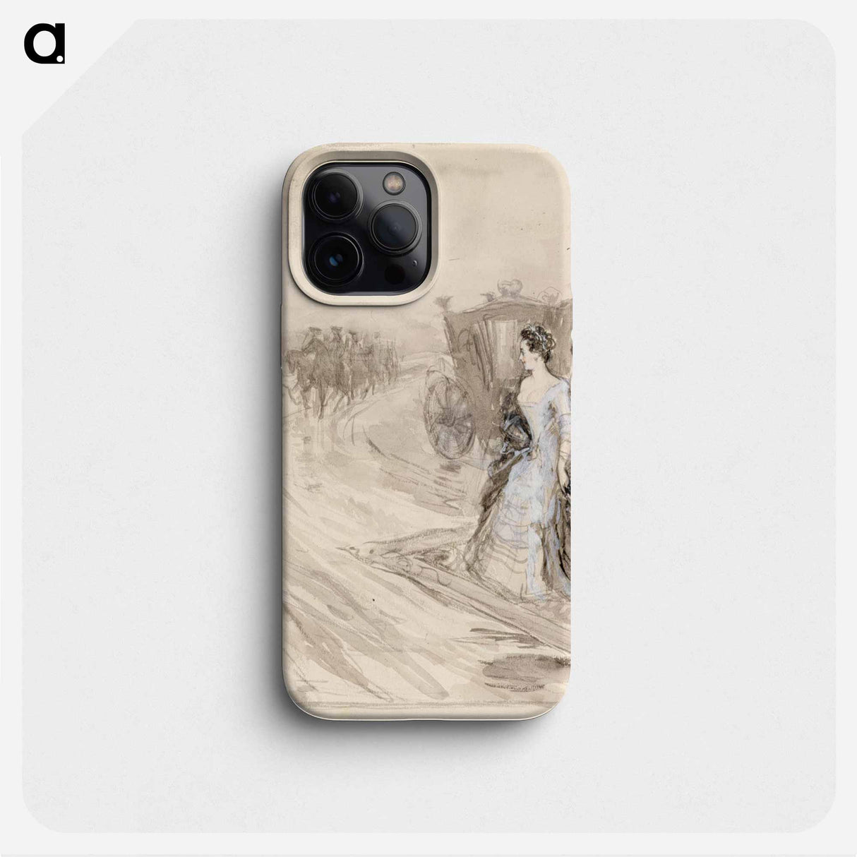 Aurora köningsmark waiting for king carl xii - アルバート エーデルフェルト Phone Case.