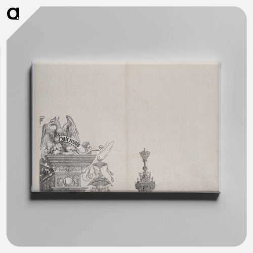 The Ornaments Atop the Right Portal, from the Arch of Honor - アルブレヒト デューラー Canvas.