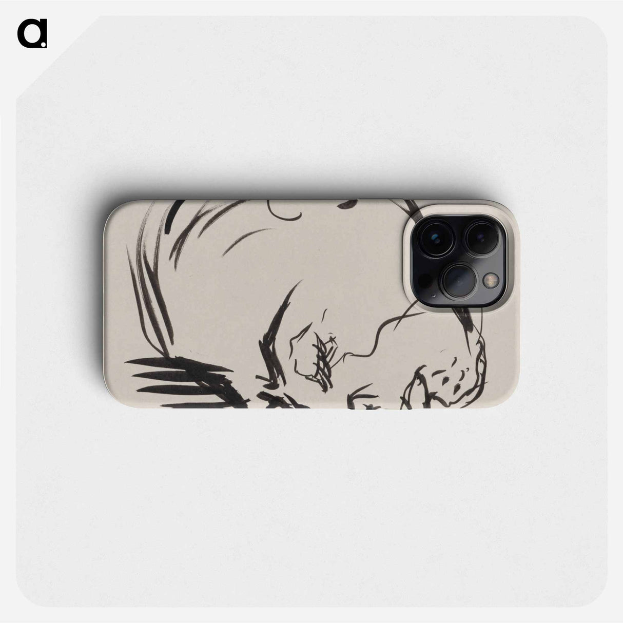 Sketchbook 9 head of a man - アーノルド ピーター ワイズ クビンチャン Phone Case.