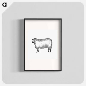 アートポスター-Sheep
 - 大英図書館 Poster.