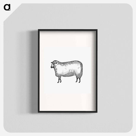 アートポスター-Sheep
 - 大英図書館 Poster.