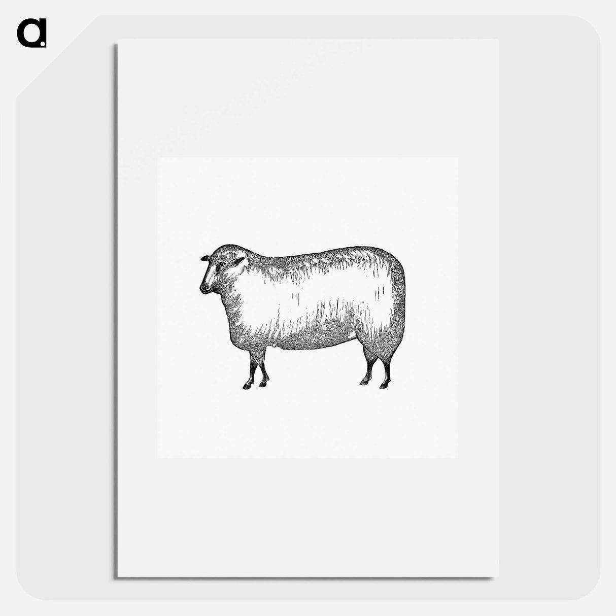 アートポスター-Sheep
 - 大英図書館 Poster.