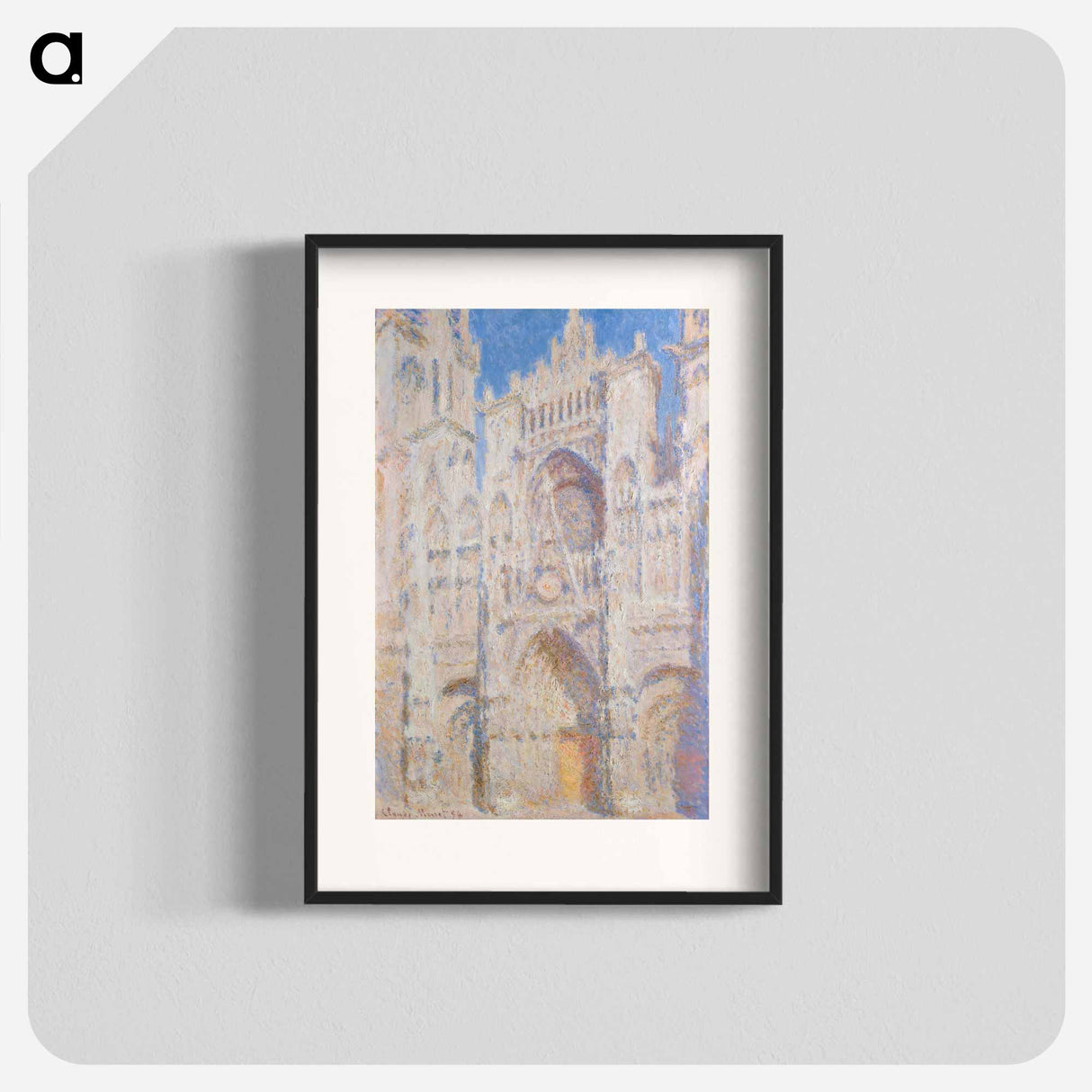 The Cour d'Albane - Claude Monet Poster.