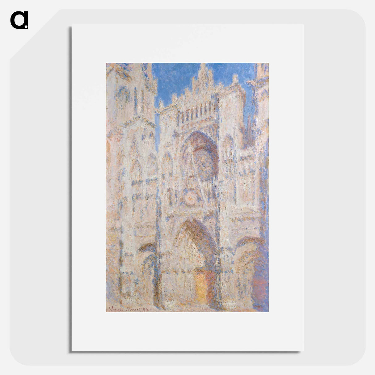 The Cour d'Albane - Claude Monet Poster.